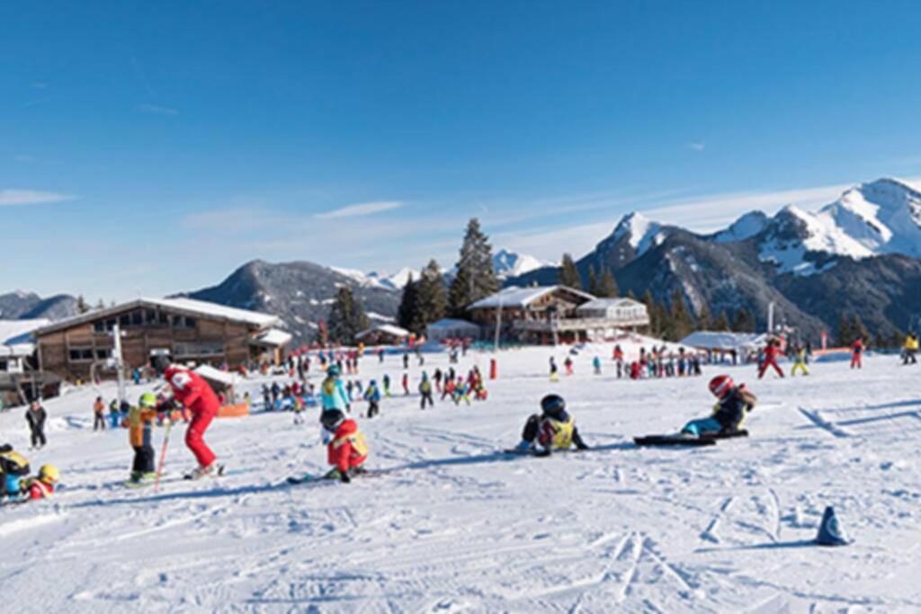 Le Relai S34 - Grand Et Lumineux Studio Avec Coin Montagne 4-6 Pers Avec Wifi, 50M Des Pistes, Grand Balcon Expose Sud, Draps Non Compris Saint-Jean-dʼAulps المظهر الخارجي الصورة