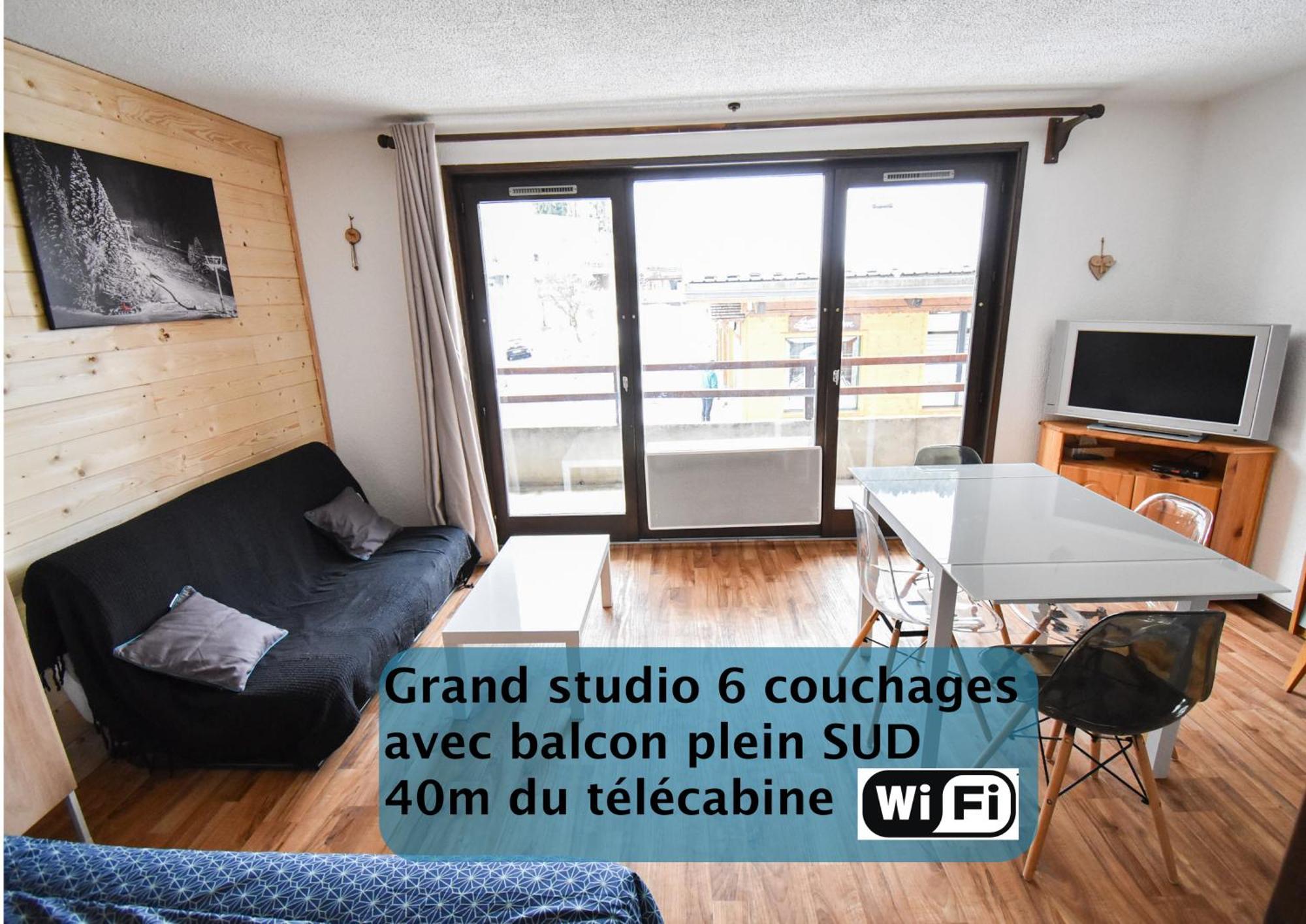 Le Relai S34 - Grand Et Lumineux Studio Avec Coin Montagne 4-6 Pers Avec Wifi, 50M Des Pistes, Grand Balcon Expose Sud, Draps Non Compris Saint-Jean-dʼAulps المظهر الخارجي الصورة
